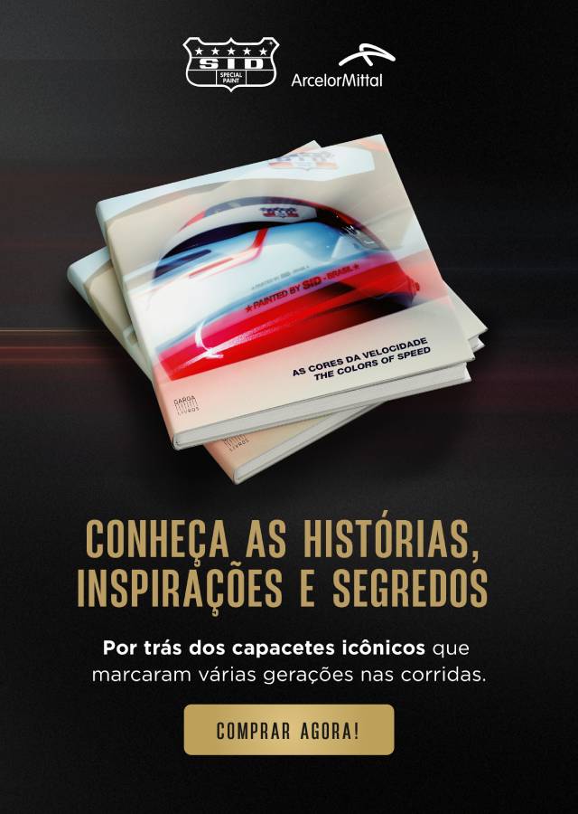 Livro As Cores da Velocidade: conheça as histórias, inspirações e segredos por trás dos capacetes icônicos